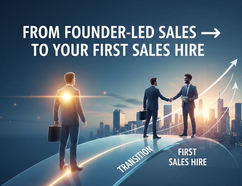 Transitioning from Founder-Led Sales to Your First Sales Hire